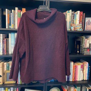 XXL Cowl Neck Purple Old Navy Sweater